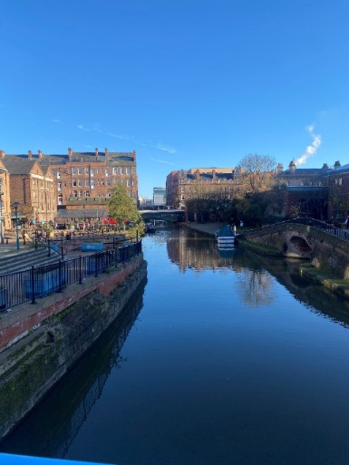 Short walk from our Nottingham Head Office